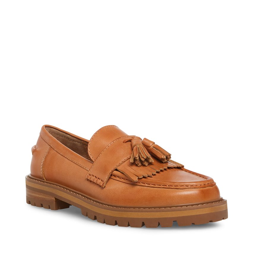 Loafers Steve Madden Minka Cuero Mujer Marrones | ES EQ4189